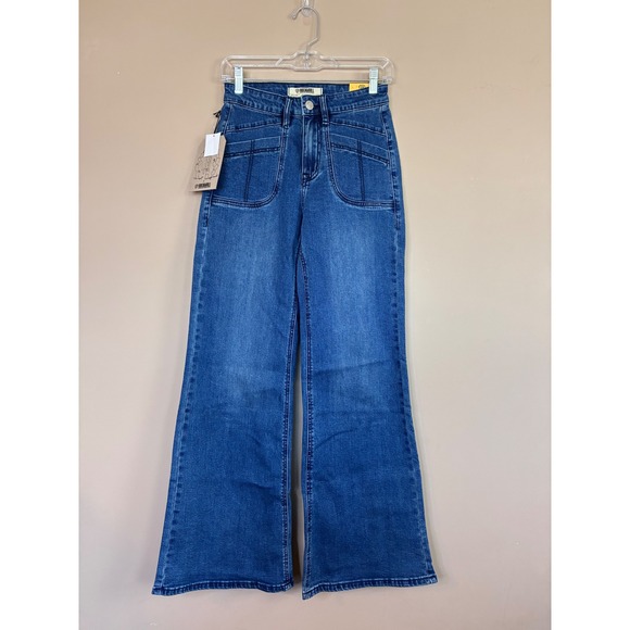Rock & Roll Denim Denim - Rock & Roll Denim Womens High Rise Flare Jeans Blue Wash W26 L32 NWT